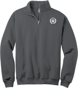 NJ Jets NuBlend 1/4-Zip Cadet Collar Sweatshirt