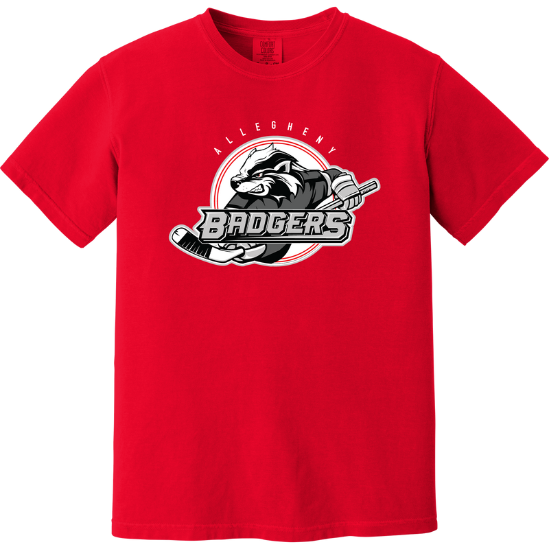 Allegheny Badgers Heavyweight Ring Spun Tee