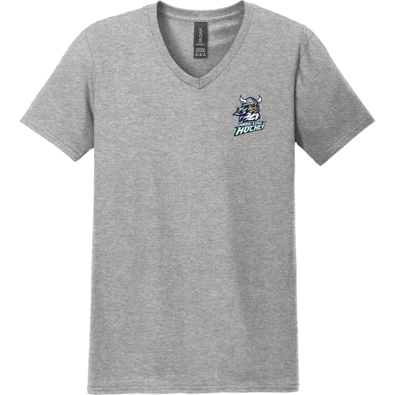 Hard Edge Hockey Softstyle V-Neck T-Shirt