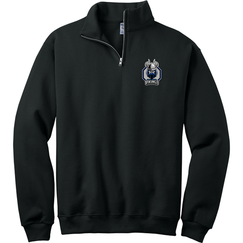 East Coast Vikings (Mens) NuBlend 1/4-Zip Cadet Collar Sweatshirt