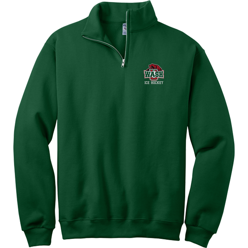 Wash U NuBlend 1/4-Zip Cadet Collar Sweatshirt