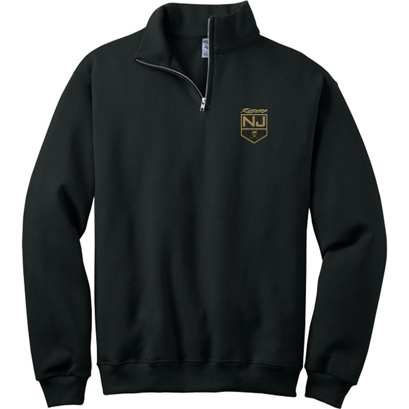 NJ Raiders NuBlend 1/4-Zip Cadet Collar Sweatshirt