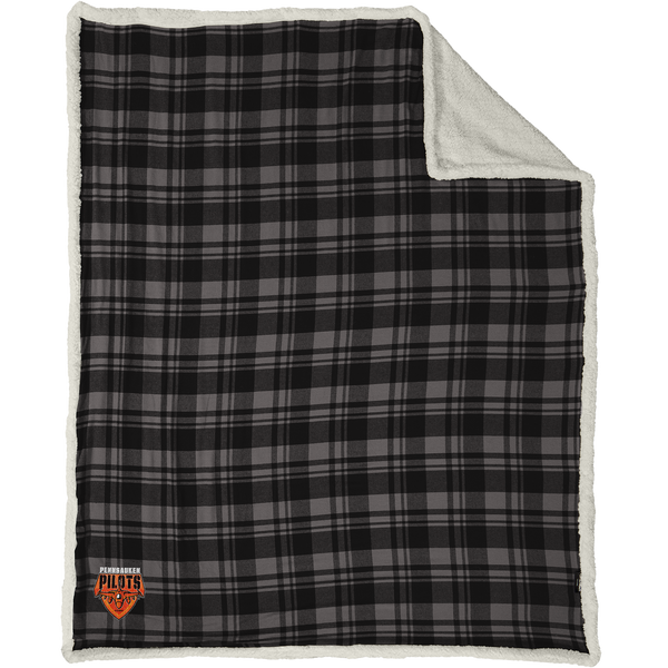 Pennsauken Pilots Flannel Sherpa Blanket