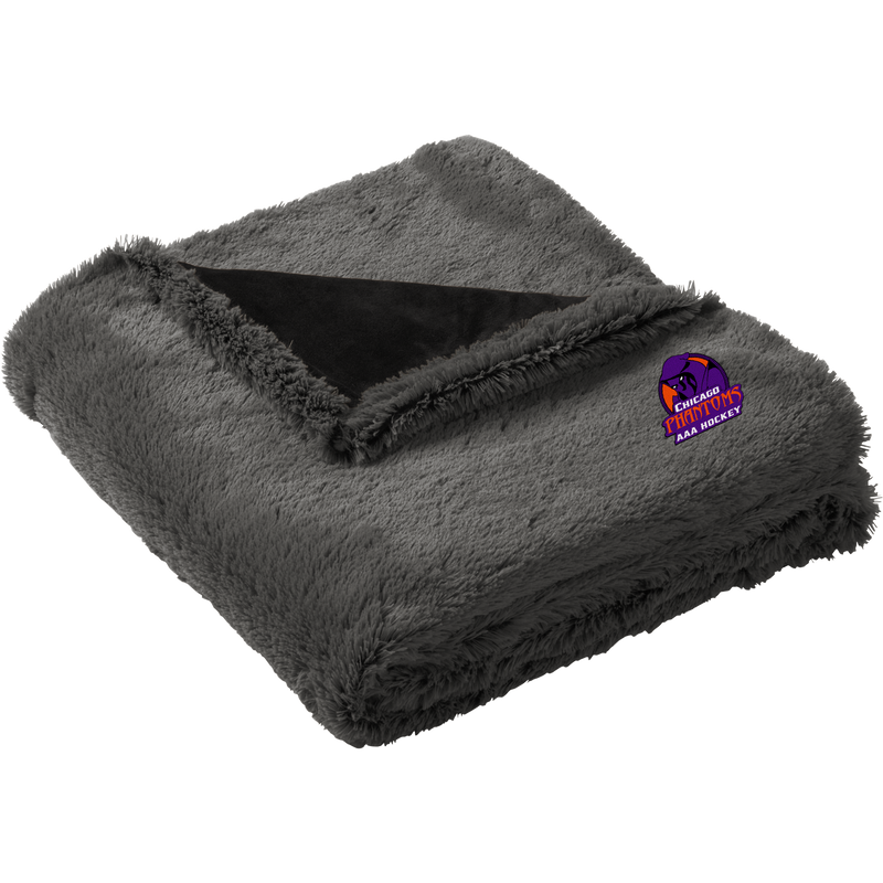 Chicago Phantoms Faux Fur Blanket