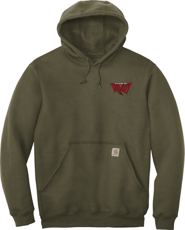 York Devils Carhartt Midweight Hooded Sweatshirt