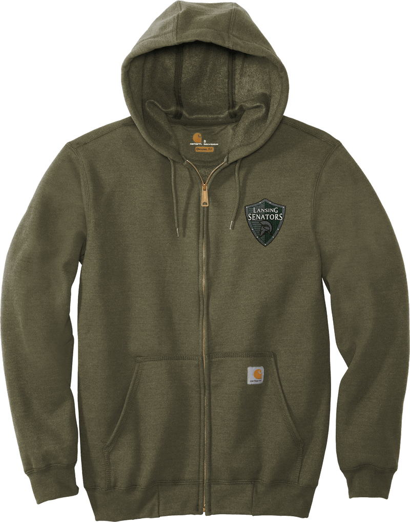 Lansing Senators Carhartt Midweight Hooded Zip-Front Sweatshirt