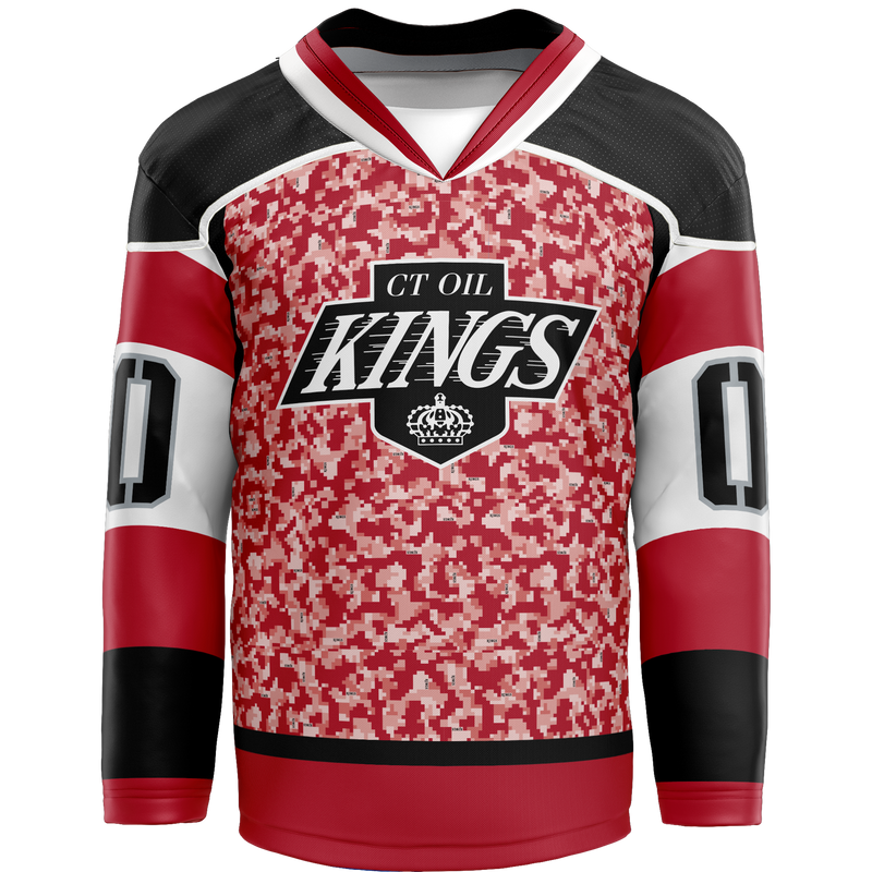 CT Oil Kings Adult Goalie Reversible Sublimated Jersey