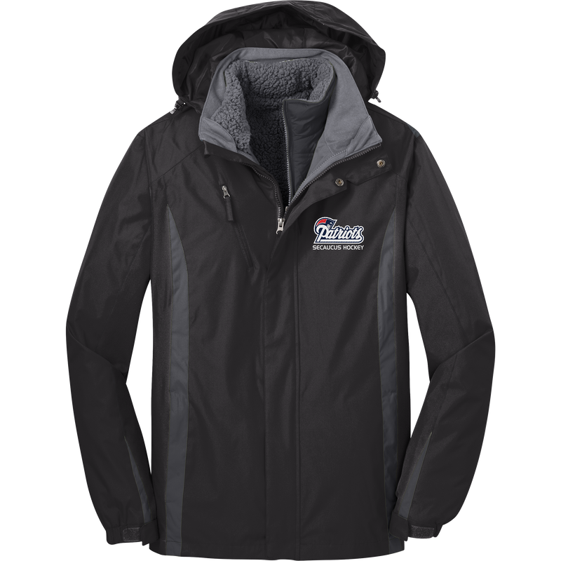 Secaucus Patriots Colorblock 3-in-1 Jacket