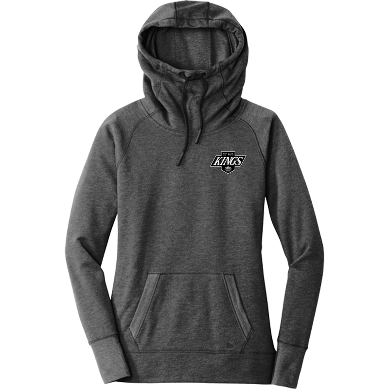 CT Oil Kings New Era Ladies Tri-Blend Fleece Pullover Hoodie