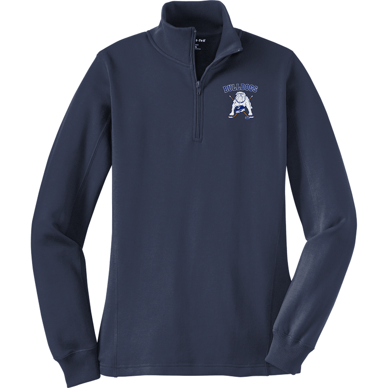 Chicago Bulldogs Ladies 1/4-Zip Sweatshirt