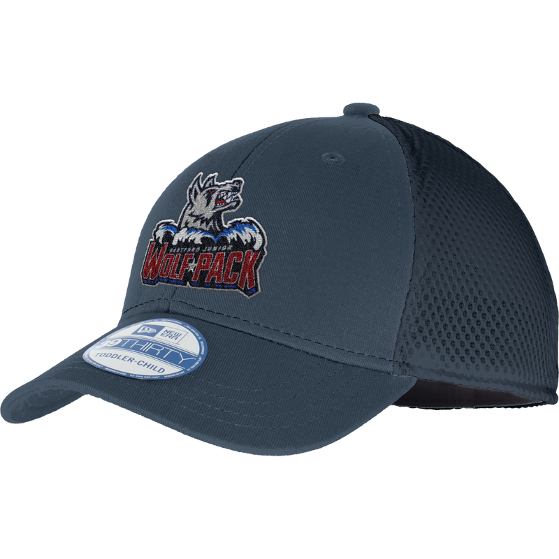 Hartford Jr. Wolfpack New Era Youth Stretch Mesh Cap