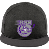 Rumson-Fair Haven New Era Shadow Heather Striped Flat Bill Snapback Cap