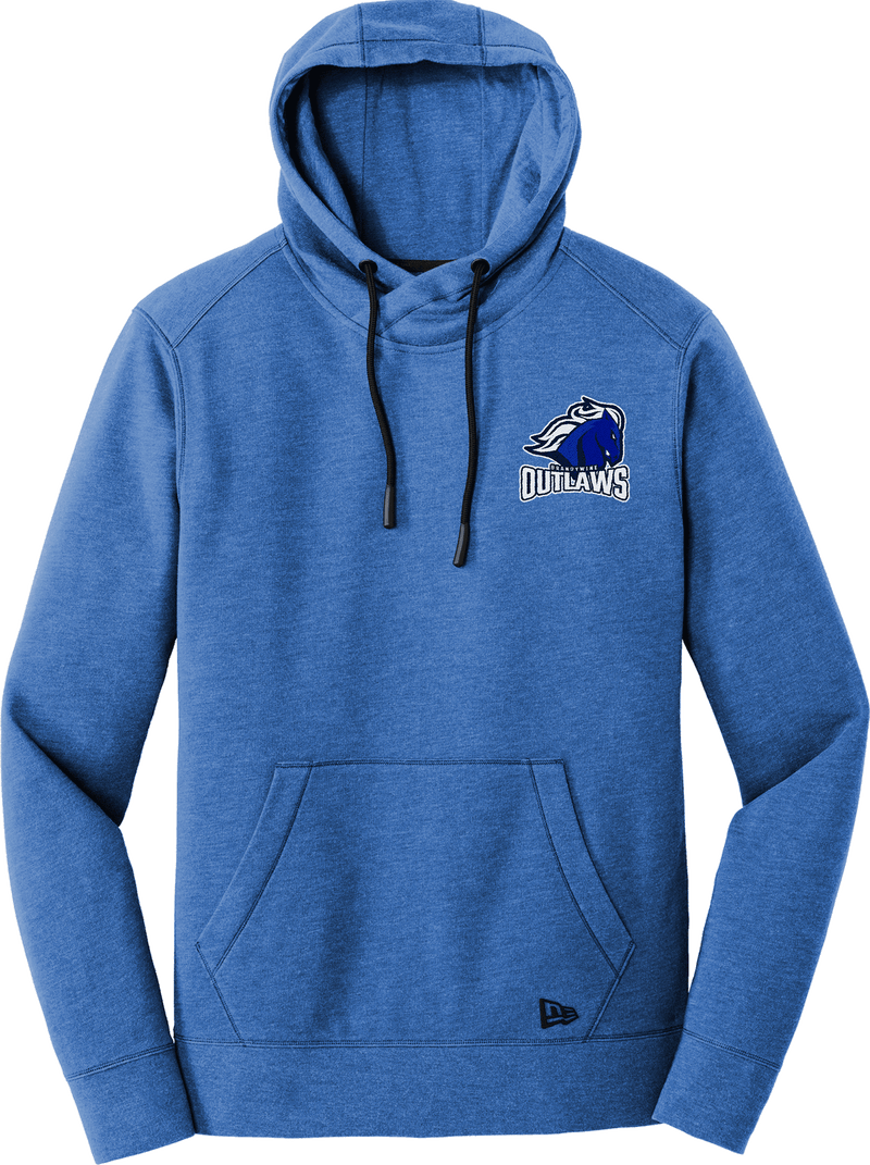 Brandywine Outlaws New Era Tri-Blend Fleece Pullover Hoodie