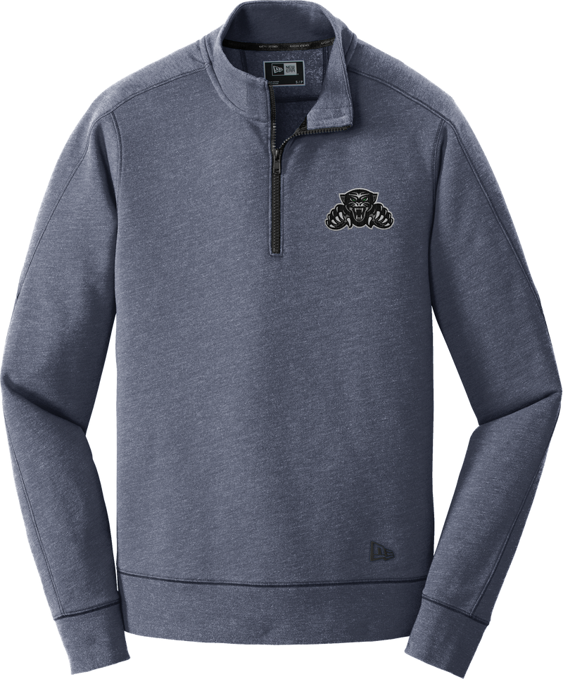 Igloo Jaguars New Era Tri-Blend Fleece 1/4-Zip Pullover