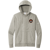 Princeton Jr. Tigers Nike Club Fleece Sleeve Swoosh Full-Zip Hoodie