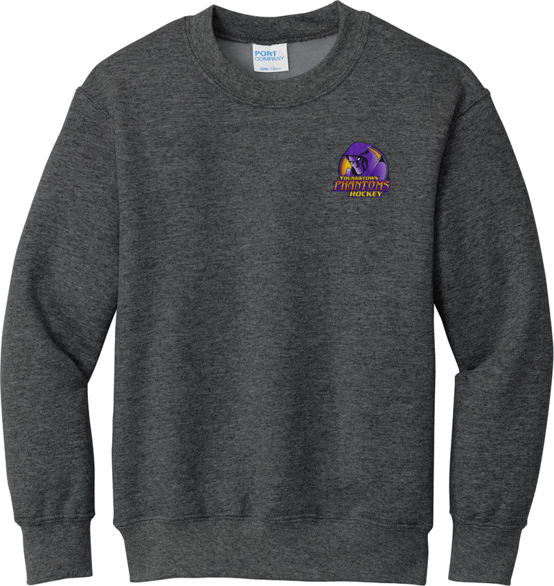 Youngstown Phantoms Youth Core Fleece Crewneck Sweatshirt