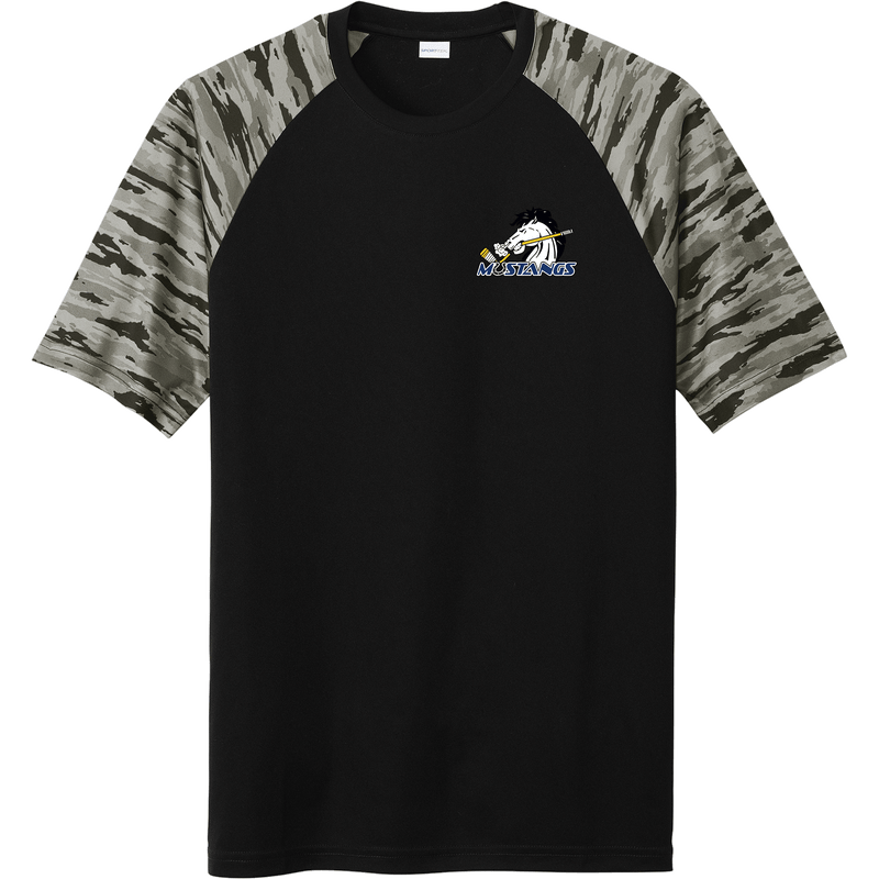 Mid-State Mustangs Drift Camo Colorblock Tee