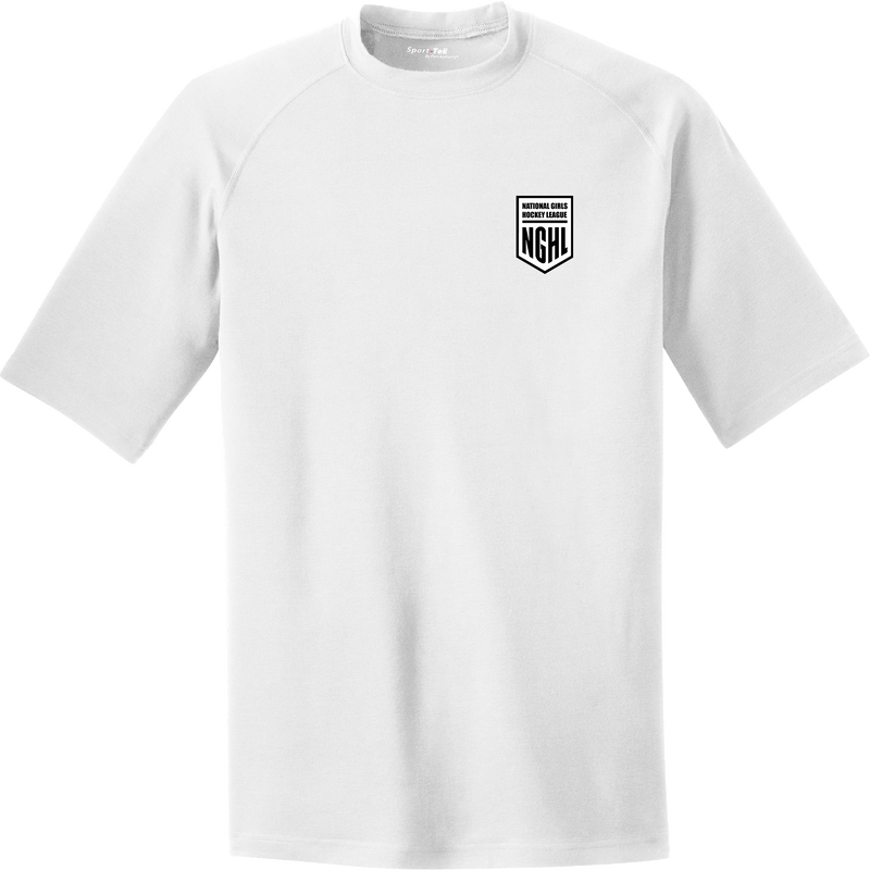 NGHL PosiCharge Tri-Blend Wicking Raglan Tee