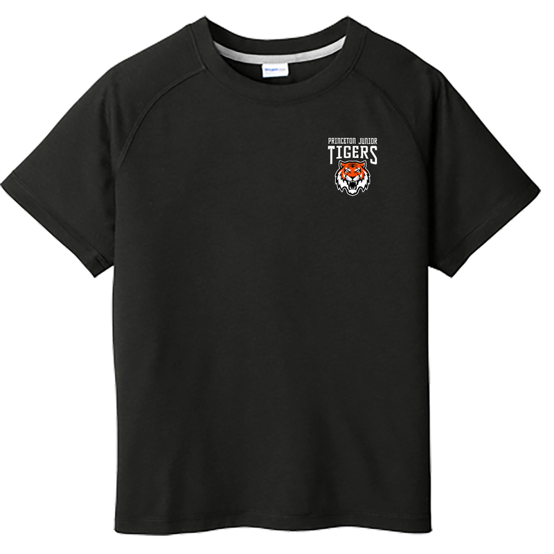 Princeton Jr. Tigers Youth PosiCharge Tri-Blend Wicking Raglan Tee